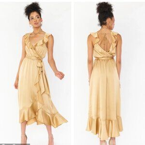 Show Me Your Mumu Samantha Ruffle Wrap Dress